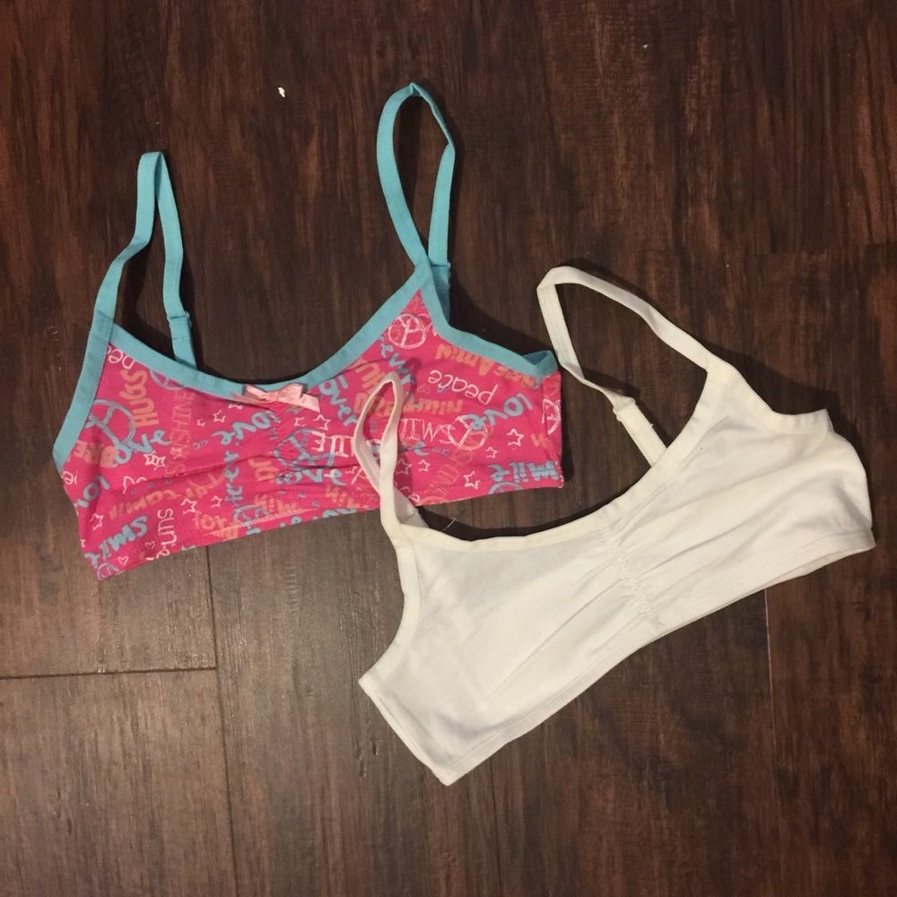 Xhilaration Girls 2pack bralette Size S